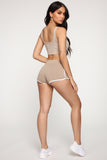 Emerson Dolphin Shorts - Taupe