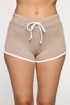 Emerson Dolphin Shorts - Taupe