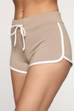Emerson Dolphin Shorts - Taupe