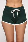 Emerson Dolphin Shorts - Hunter Green