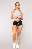 Not A Basic Bae Dolphin Shorts - Black