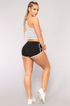 Playing Hookie Dolphin Shorts - Black