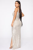 Family Affair Sequin Dress - Silver