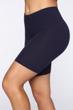 Natalee Biker Shorts - Navy