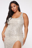 Family Affair Sequin Dress - Silver