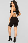 Natalee Biker Shorts - Black