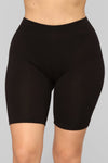 Natalee Biker Shorts - Black