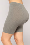 Natalee Biker Shorts - Grey