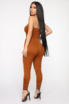 Isabelle Tube Jumpsuit - Terracotta