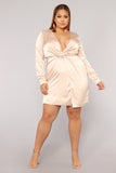 Sugar Free Dress - Taupe