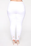 Tell Your Boy Bye Jeans - White