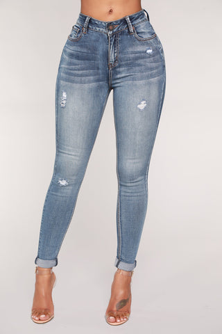 Sunrise Mornings Ankle Jeans - Vintage Wash