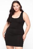 Jules Body Sculpting Mini Dress - Black