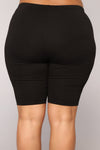 F Off Biker Shorts - Black
