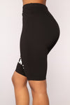 F Off Biker Shorts - Black