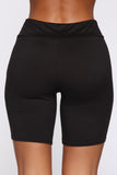 Out For A Ride Biker Shorts - Black