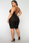 Nova Season Romper - Black