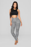 Lyla Print Leggings - Black/White