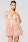 Maise Tulle Dress - Blush
