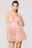 Maise Tulle Dress - Blush