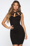 Stop and Stare Dress - Black