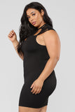 Stop and Stare Dress - Black