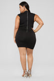 Stop and Stare Dress - Black