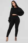 Meet Me Half Way Leggings - Black