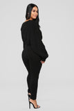 Meet Me Half Way Leggings - Black