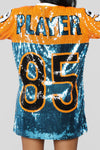 Play Of The Week Tunic Dress - Orange Combo