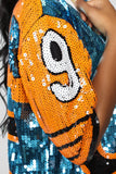 Play Of The Week Tunic Dress - Orange Combo