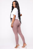Smooth Operator High Rise Legging - Blush