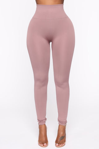 Smooth Operator High Rise Legging - Blush