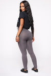 Smooth Operator High Rise Legging - Charcoal