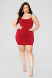 Vegas Go To Dress - Burgundy