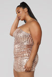 Breathtaking Dress - Rose Gold
