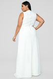Middle Of Things Jumpsuit - Ivory