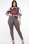 Smooth Operator High Rise Legging - Charcoal