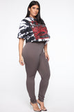 Smooth Operator High Rise Legging - Charcoal