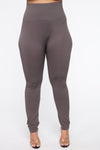 Smooth Operator High Rise Legging - Charcoal