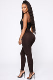 Smooth It Out High Rise Legging - Brown