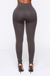 Smooth It Out High Rise Legging - Charcoal