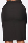 Chloe Pencil Skirt - Black