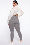 Curves Ahead High Rise Legging - Mocha