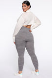 Curves Ahead High Rise Legging - Mocha