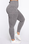 Curves Ahead High Rise Legging - Mocha
