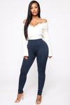 On The Go Seamless Leggings - Deep Sea