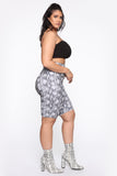 Never A Snake Biker Short - Grey