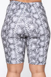 Never A Snake Biker Short - Grey