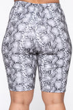 Never A Snake Biker Short - Grey
